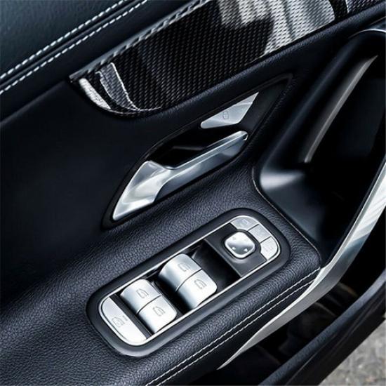 Car Door Window Lift Switch Button Cover For Benz A B GLA GLB W177 W247