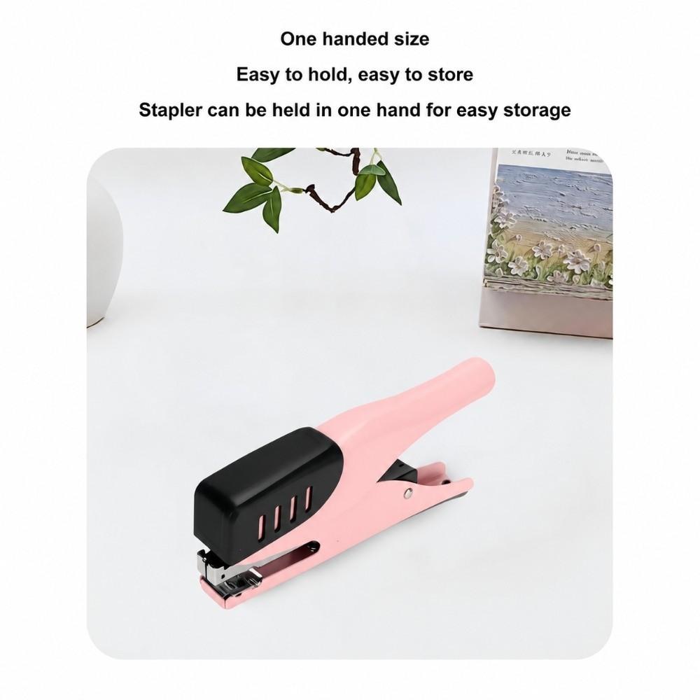 25 Sheet Capacity Compact Size Hand Stapler Plastic Shell Desktop Binder  Paper File Arranging