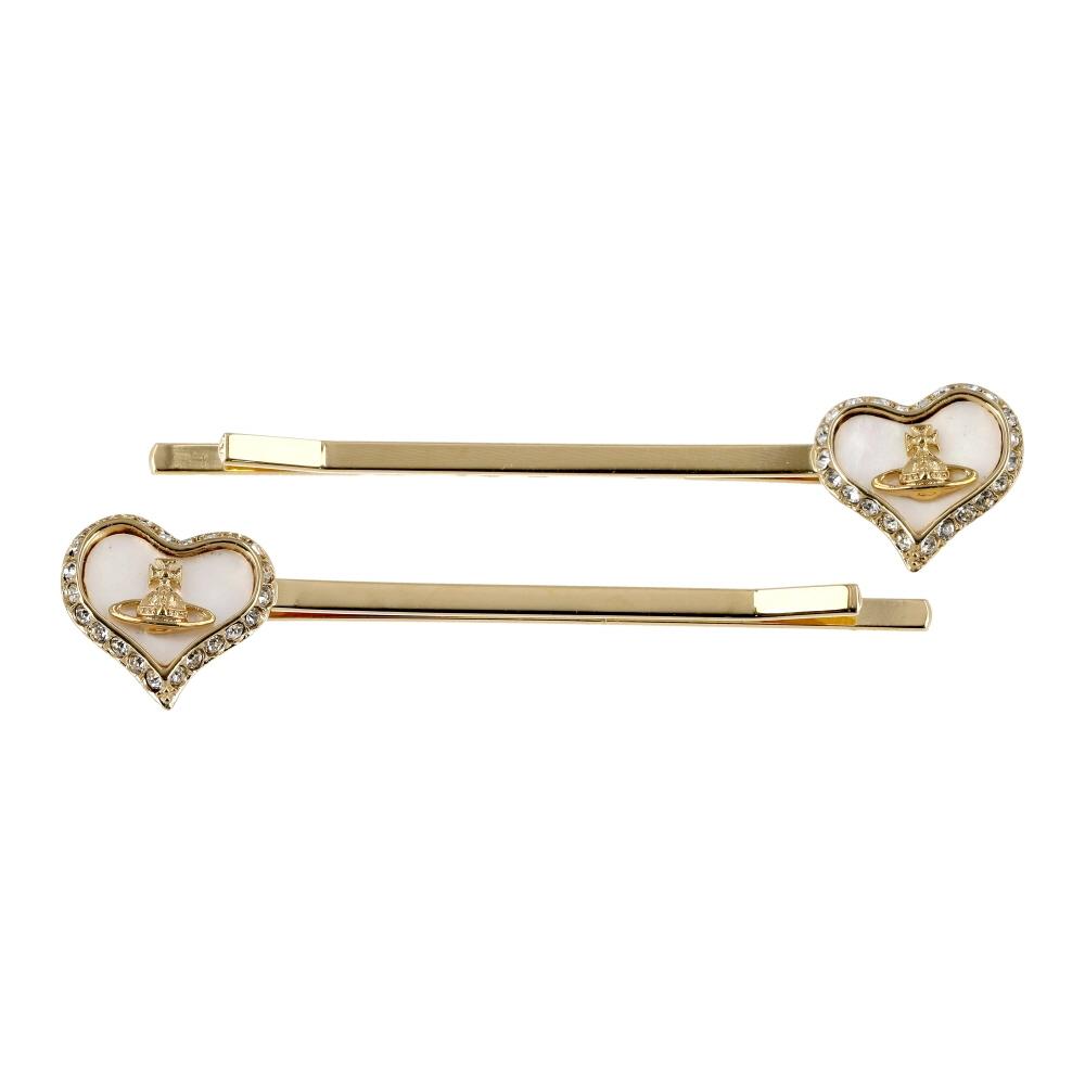 

Vivienne Westwood Petra Heart Barbie Pin Hair Clip 67030018 02r782 67030018 02R782