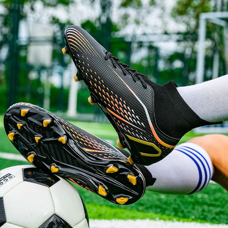 

Foreign trade high-top football shoes men s sports football shoes broken nails college students non-slip football game training shoes 33