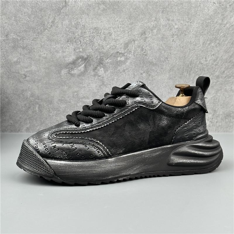 

Мода Винтаж Дизайнер Новые Мужские Все Подходят Шнуровка Платформа Повседневная Обувь Балетки Мокасины Кроссовки для Ходьбы Zapatos Hombre 38