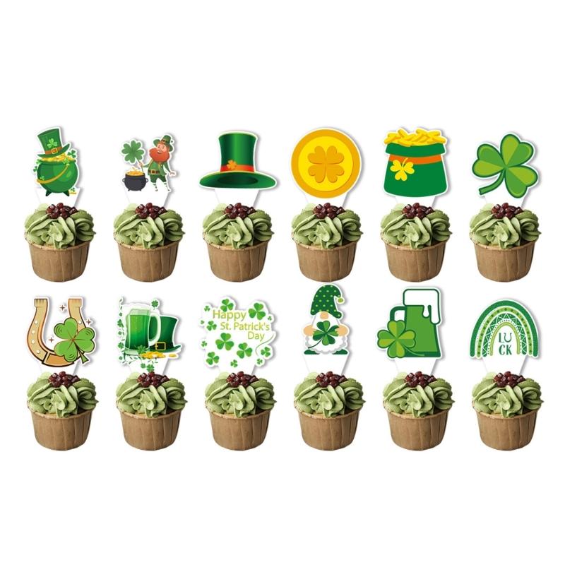 Irish Festival Party Decoration Easy To Install Banners and Cake Toppers Balloons Cupcake Toppers Ribbon Party Supplies