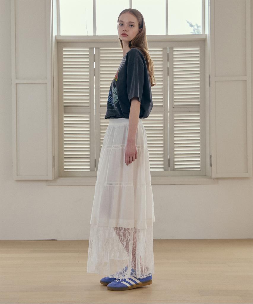 Jucy Judy Lace Tiered Skirt Jzsk324D