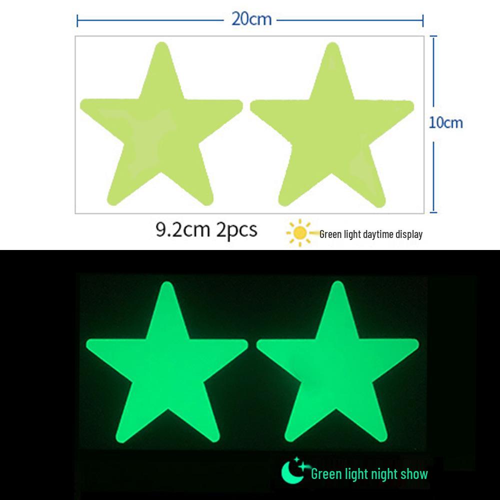 Samolepky na zeď se světelnými tečkami: 392 fluorescenčních samolepicích samolepek pro dekoraci dětského pokoje a kutilské projekty