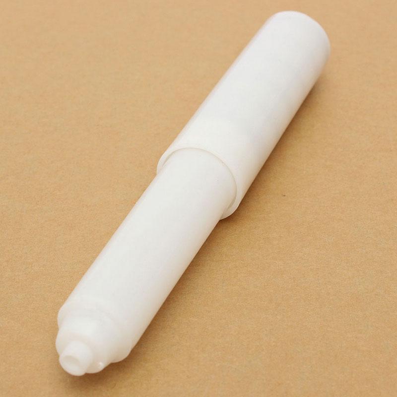Replacement Toilet Roll Paper Shaft White Toilet Roll Holder Roller Spindle Insert Spring For Bathroom Toilet Roll Paper Tube