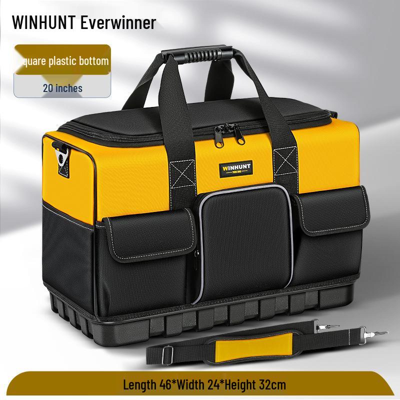 Everwinner Durable Canvas Electrician Tool Bag - Sturdy, Thickened, and Wear-Resistant