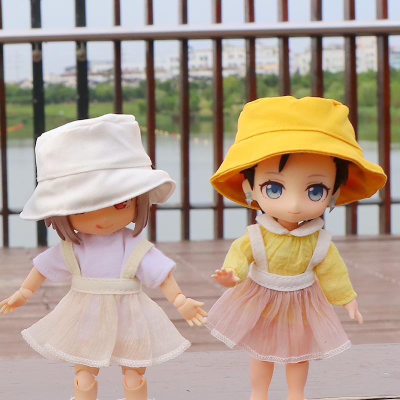 Beautiful OB11 Baby Figure ob11 Accessories Bucket Hat obitsu 11 Molly Gsc 1/12 BJD Doll Accessories Clothing BJD Baby Clothes 4 Color