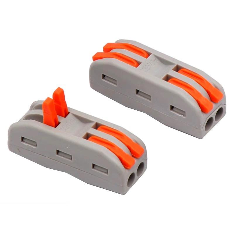 3 pieces of PCT-222 quick terminal block PCT-223 wire connector two-three-in-three-out press and wire to connector