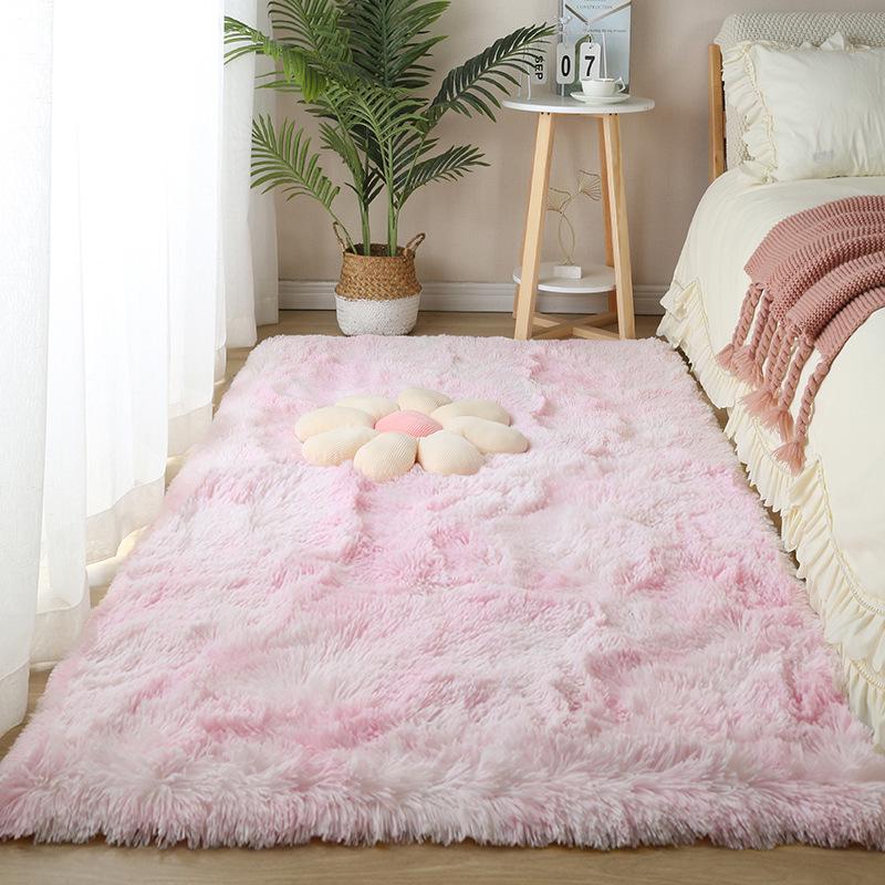 Plush Long Hair Bedside & Living Room Carpet
