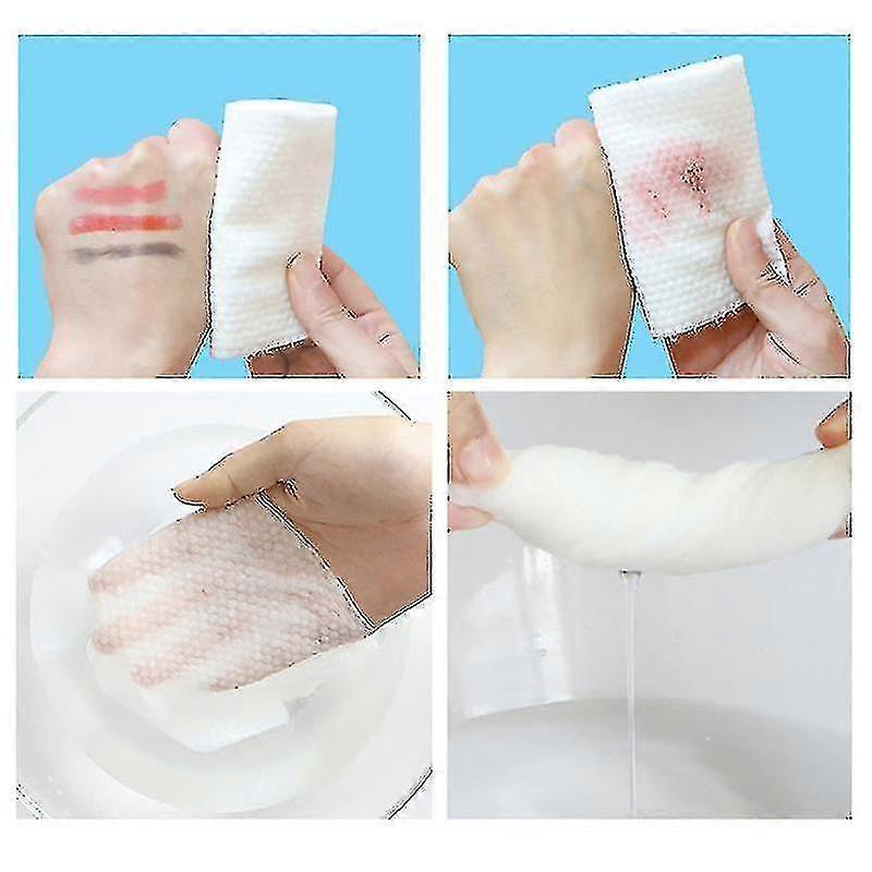 Cotton Soft Towel, Pure Cotton Dposable Dry Wet Dual-purpose Cleaning Towel Roll Type