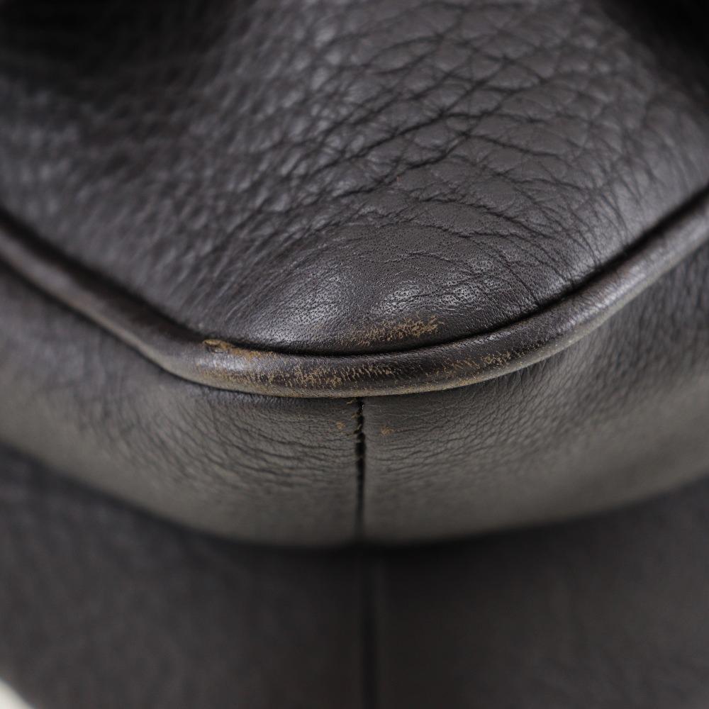 Prada Umhängetasche Schultertasche Braun Kalbsleder Herren Gebraucht