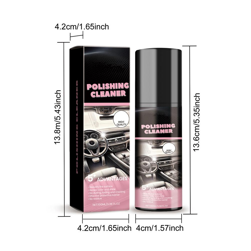 100ml Autoinnenraum Polierreiniger Auto Innenraum Spray Auto Reiniger Innenraum Detailer Spray Gesamt Autoinnenraum Reiniger Zubehör