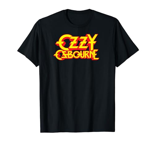 Ozzy Osbourne classic logo T-shirt.