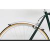 Bicycle Front Rear Fender Retro Fixed Gear Bike 700C Road Bicycle Fender Plastic and Aluminum Liner Fender Silver Black