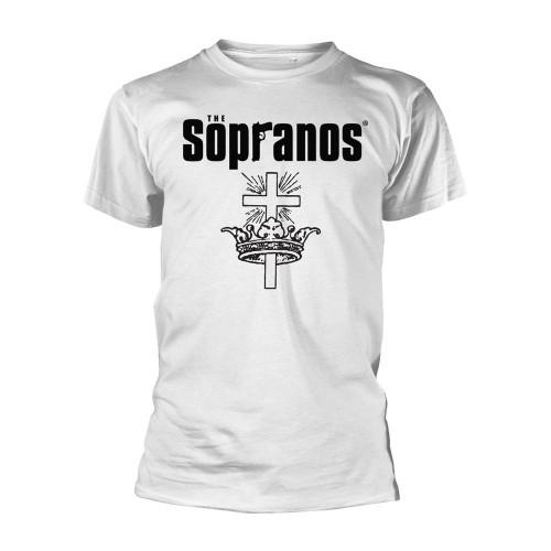 The Sopranos Unisex Adult Cross & Crown T-Shirt