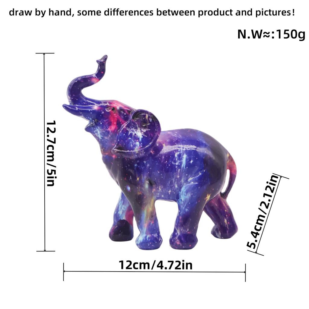 Creative Size and Size Elephant Ornament Home Living Room Wine Cabinet Office Decoration Art Resin Craft