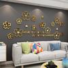 Self-Adhesive 3D Acrylic Wall Stickers for Living Room and Bedroom Decor