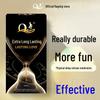 Q-Point Ultra-Thin Ribbed Large Particle Long-Lasting Safety Condoms, Adult Intimate Products.