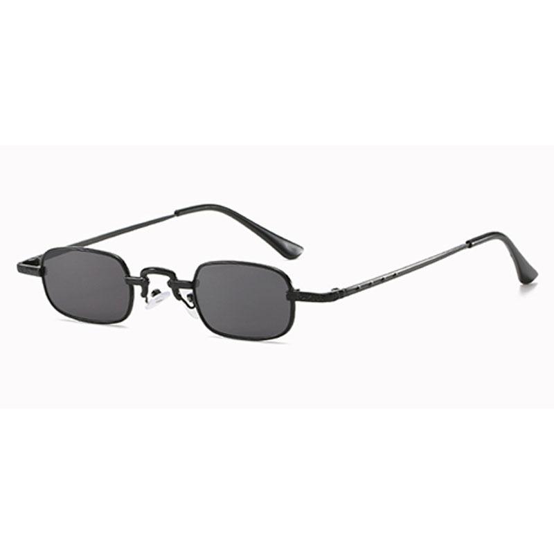 Small Rectangular Sunglasses Vintage Women Men 90s Brand Designer Steampunk Tiny Red Square SunGlasses