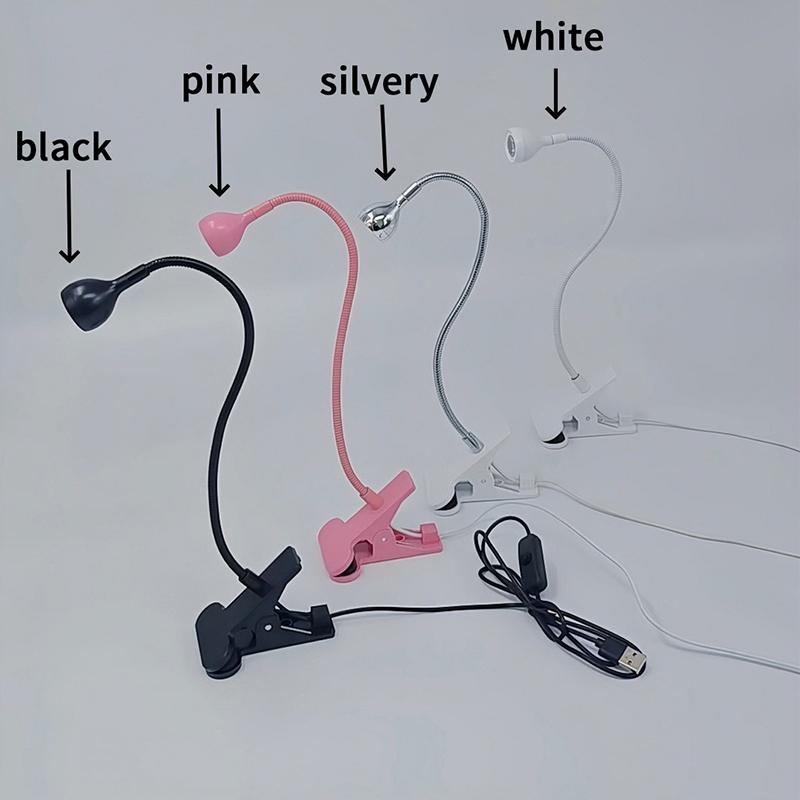 Nail Dryer Light Uv Nail Lamp For Drying Gel Nail Polish Foot Switch Clip-On Flexible Desk Mini Portable Usb For Diy Manicure