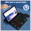2022  PU Leather Smart Wireless Keyboard Case for IPad10 10.9 Pro11 New Shockproof Pencil Holder with Scissor Operation Style