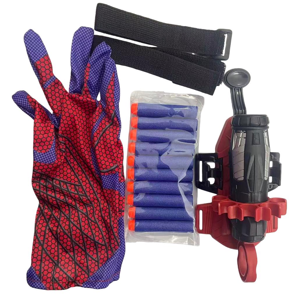 1pc Children's Toy Spider Web Launcher Spider Web Shooting Glove Set Creative Toys Suitable Children's Birthday Christmas Gifts