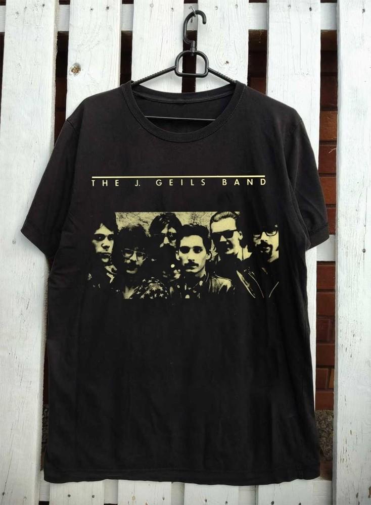 The J  Geils Band Band Member Short Sleeve Black All Size Shirt Unisex T-Shirt M