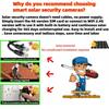 LS VISION V380 pro 15MP 8K Three Lens WIFI Solar Camera Outdoor Waterproof PIR Humanoid Detection Security Video Monitor Night Vision