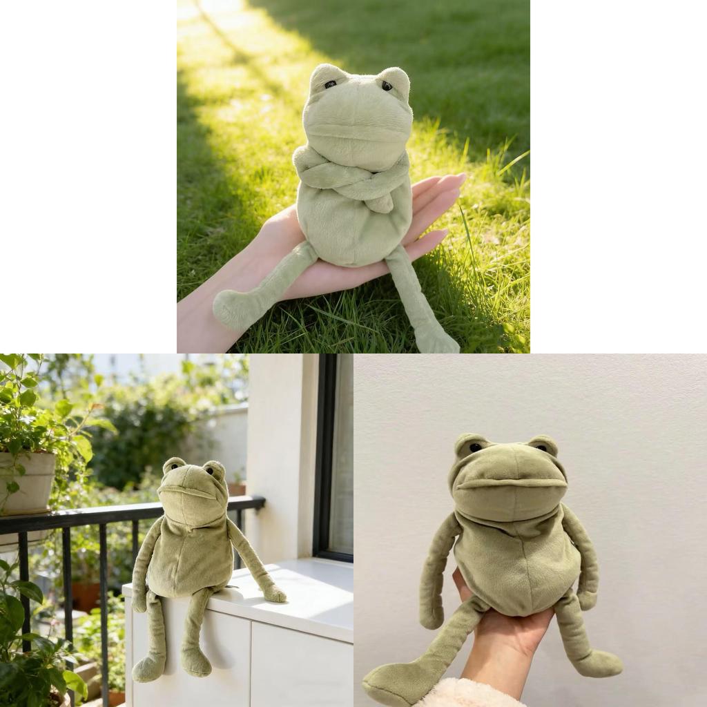 Fugs Frog Plush Toy Keychain Kids Girls Boys Soft Stuffed Animal For Collection And Comfort