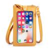 Borsa da Cellulare Touch Screen più Recente da Donna Borsa Grande Capacità Colore Puro Borsa a Tracolla da Donna Portafoglio da Donna Borsa a Spalla Singola Multifunzione