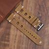 Vintage Leder Uhrenarmband 18mm 20mm 22mm 24mm Atmungsaktives Loch Handgenähtes Armband für Herren Damen Ersatz Handgelenkband