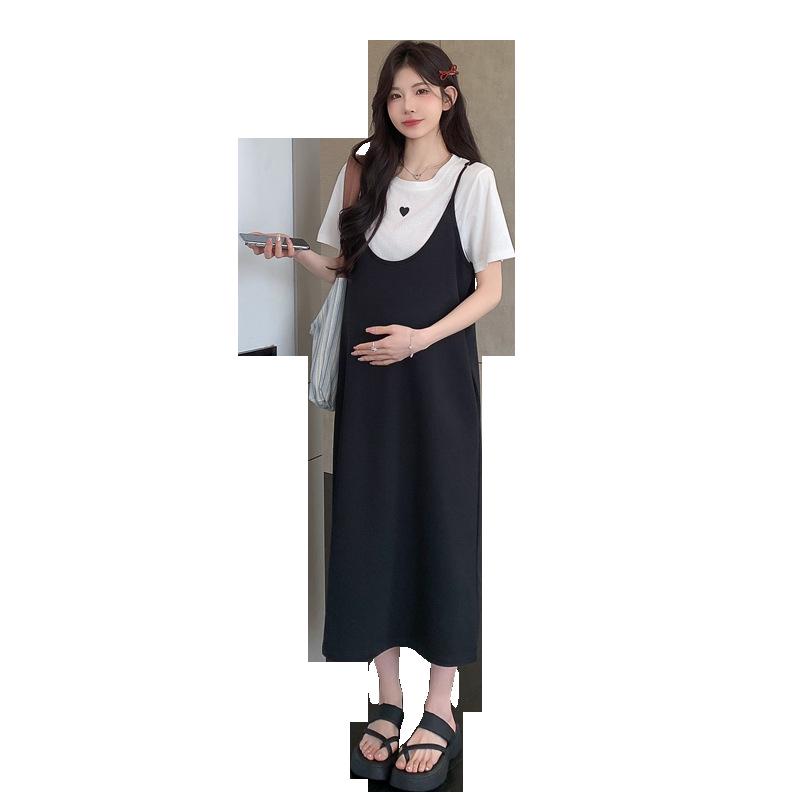Maternity Summer 2026 Plus Size Loose Two-Piece Set
