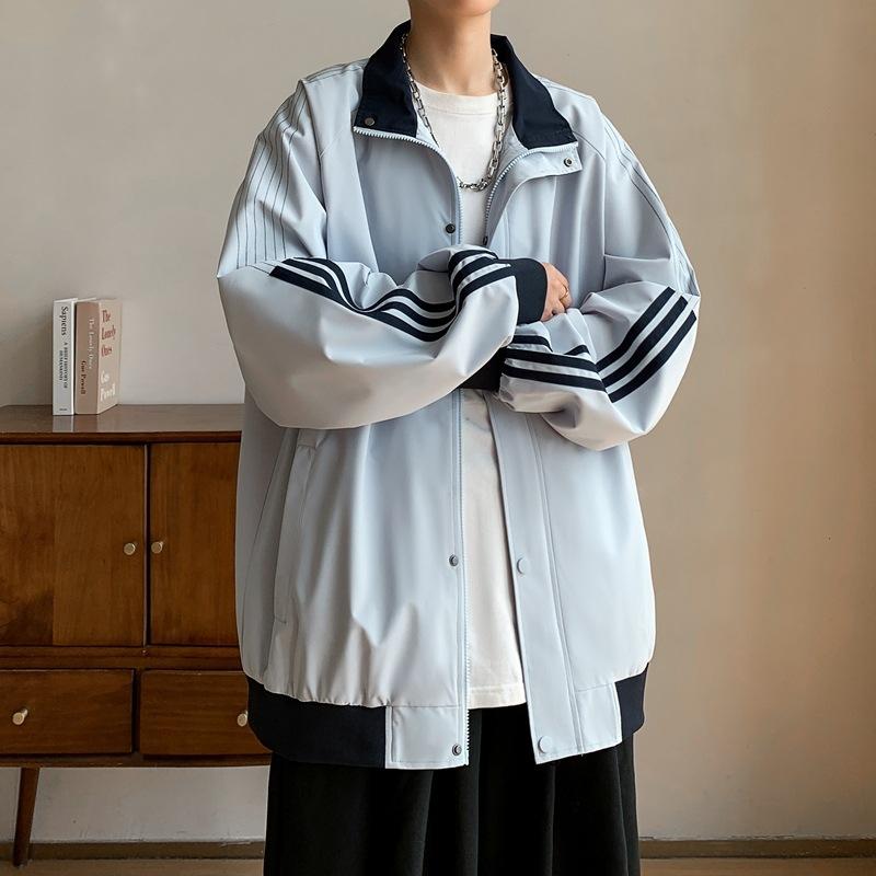 Casual Jacket Boys Jacket Teen Couple American Ruffian Handsome Baseball Uniform Autumn Top Men's Clothing
