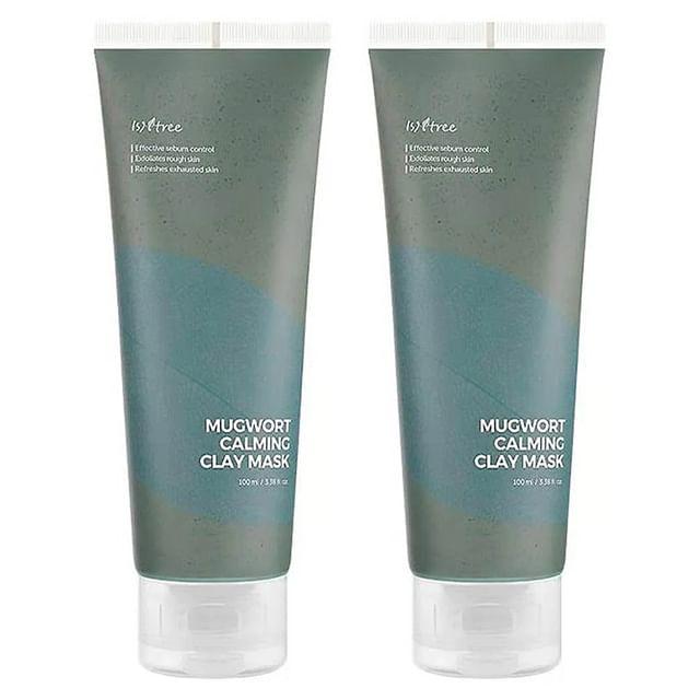 Isntree - Mugwort Calming Clay Mask Bundle Set 2 pcs
