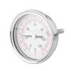 62mm 120 Celsius  High Temperature Bimetal Thermometer Oven Grill BBQ Analog Dial Double Scale