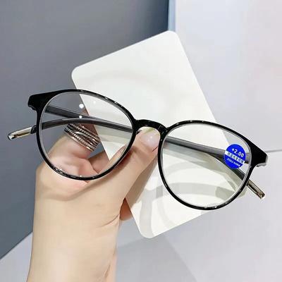 Dámské módní brýle na čtení s ochranou proti modrému světlu HD Brýle na presbyopii Ultralehké brýle +1.0+1.5 Až +4.0
