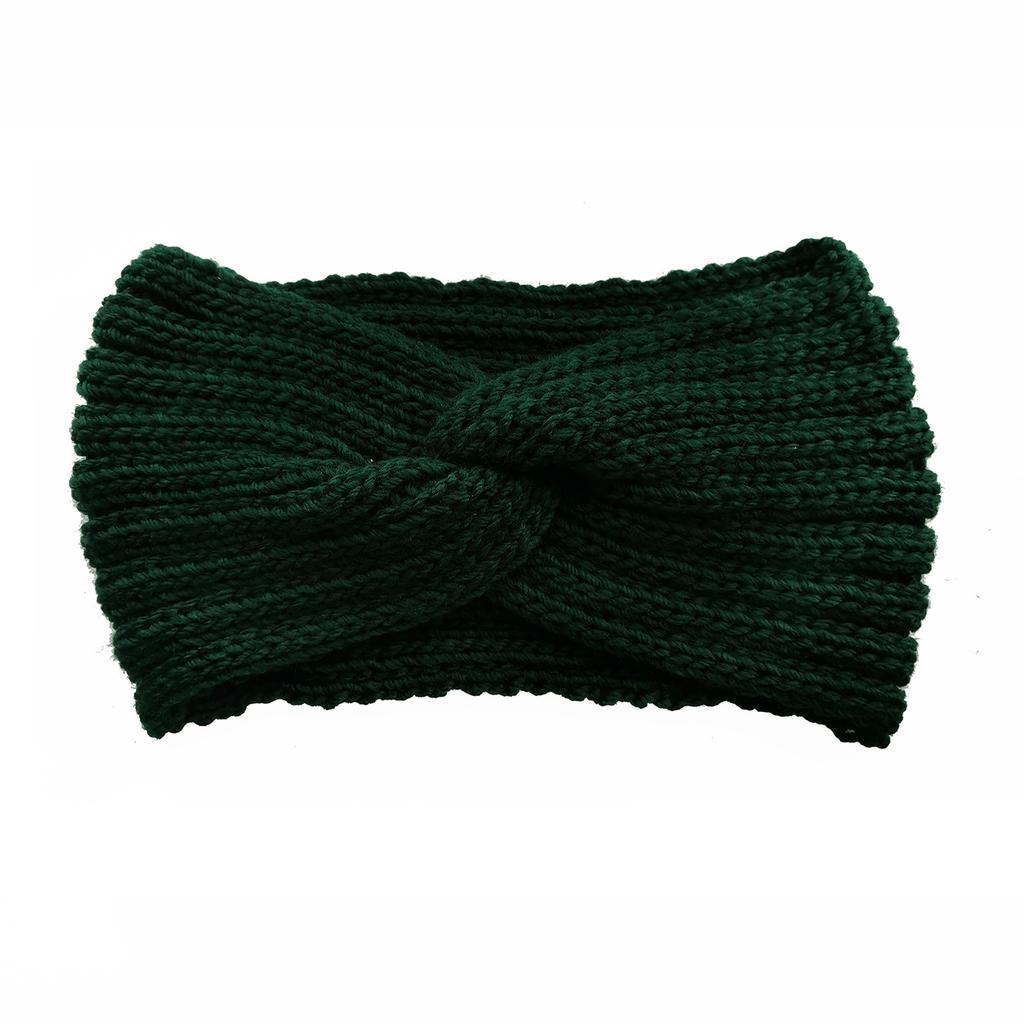 1 PC Vintage Knitted Twisted Hairband, Warm and Stylish for Autumn and Winter, Perfect for Daily Street Wear