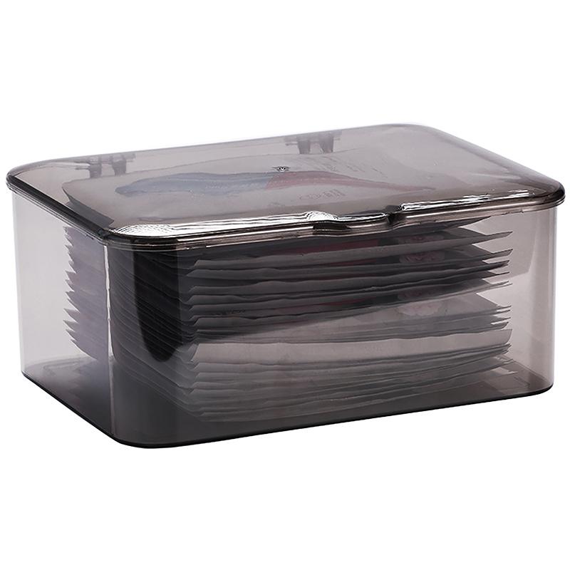 Desktop Aufbewahrungsbox Kosmetik Transparent Korb Gesichtsmaske Schublade Staubdicht Gesichtsmaske Gesichtsmaske Sortierbox