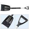 Detachable Portable Snow Shovel Aluminum Alloy Snow Scraper Large Capacity Emergency Snow Shovel for Garden Car Camping Vehicle