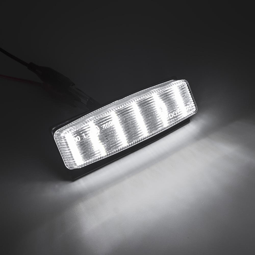 Pair of 18-LED Black License Plate Lights for Mazda Miata MX5 06-15 & Fiat 124