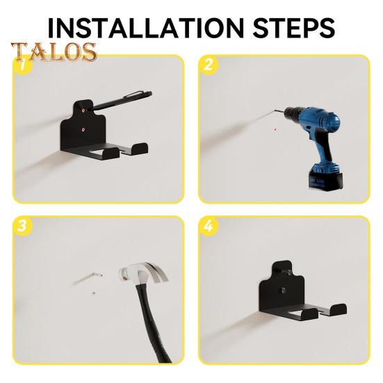 Suporte para Ferramentas Elétricas de Jardim Suporte para Cortador de Sebes Forte Capacidade de Carga Fácil de Instalar Montado na Parede Rack de Armazenamento para Aparador de Grama