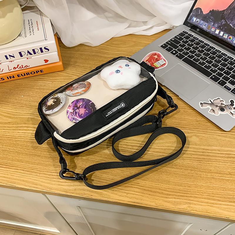 

Spring new niche design large capacity 2025 spring trend simple casual shoulder bag personalized small square bag Without pendant