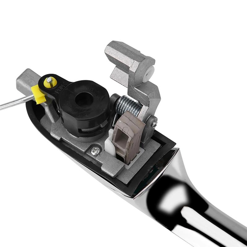 1Pair Side Chrome Door Handle 68069942AC For Fiat 500 2007-2020 Alfa Romeo 147 2000-2010