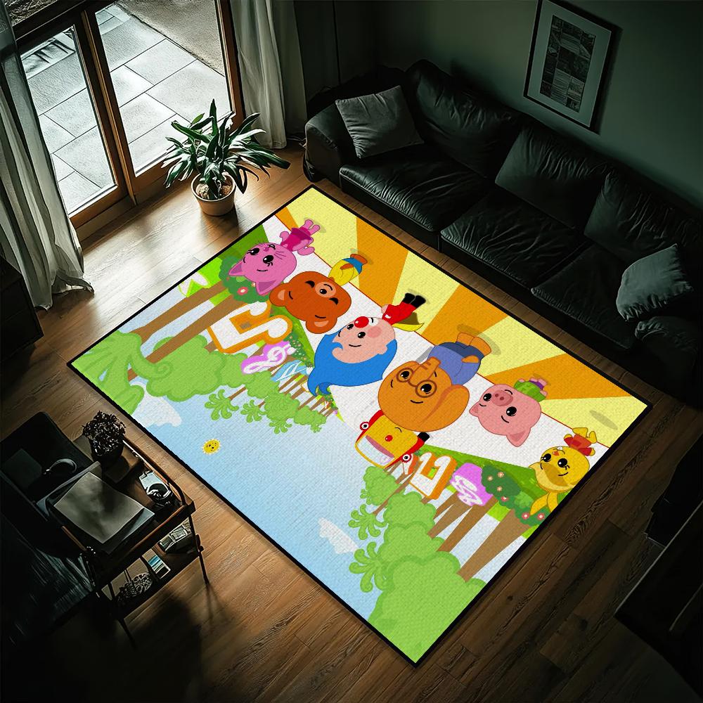

Cartoon P-Plim P-Plim Cute Door Mat Entrance Non-slip Washable Kitchen Carpet Living Room Hallway Rug Bathroom Decoration 50x80cm