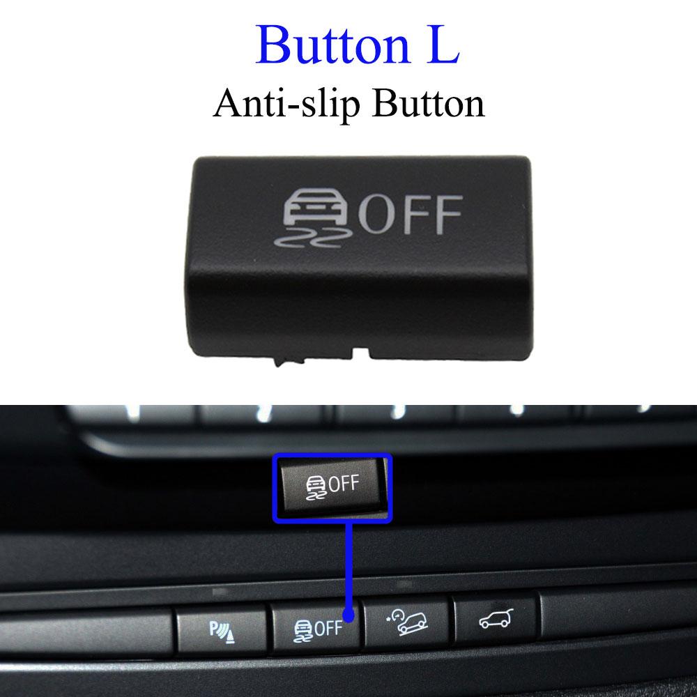 For BMW X5 X6 E70 E71 Car Dashboard Keys AUTO Radar Sensor Rear Cover Parking Trunk Switch Start Stop Button AC Vent Slider