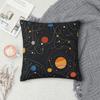 Układ Słoneczny Planety Kosmiczne Wszechświat Kwadratowa Poszewka na Poduszkę Pokrowiec na Poduszkę Poszewka na Poduszkę Dekoracyjną do Domu Sofy Salonu