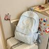 Schoolbag new cute backpack large capacity Korean version of student schoolbag women's high value simple fashion versatile travel backpack