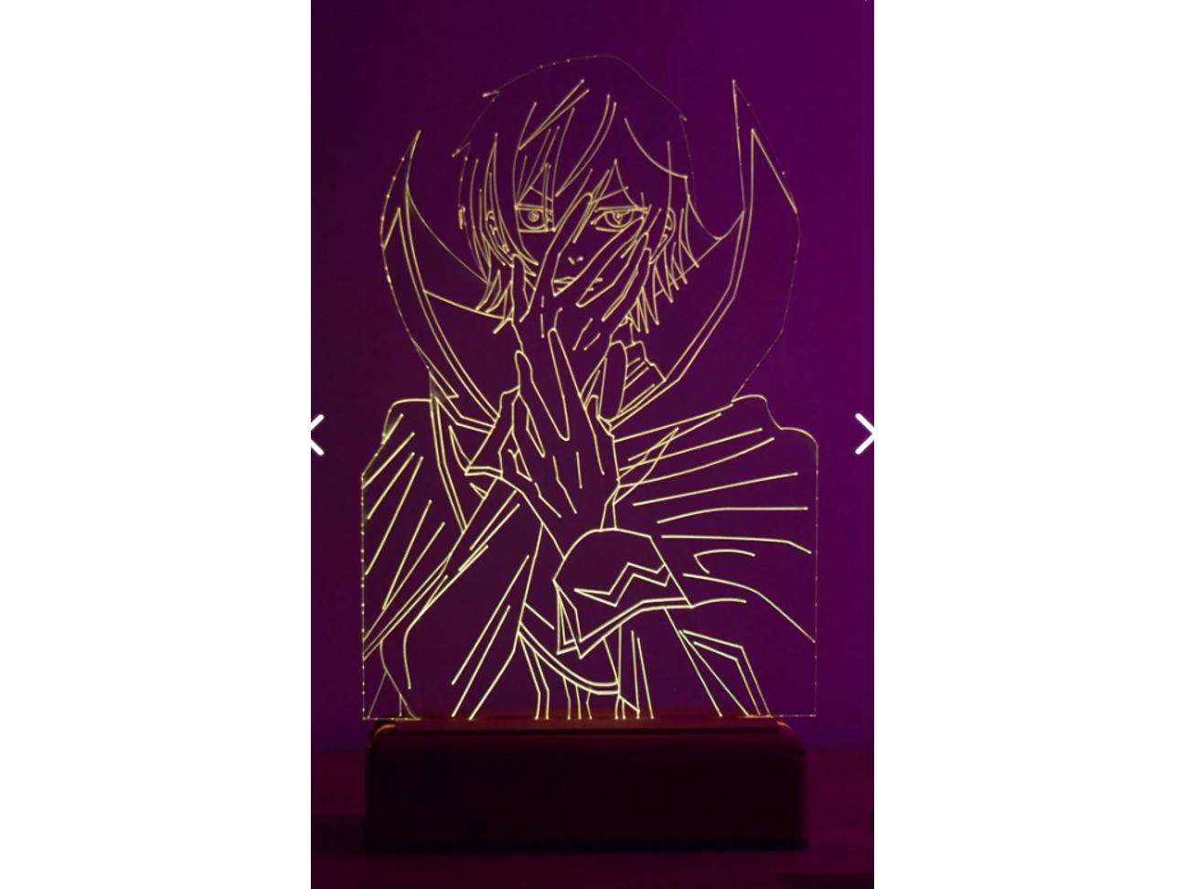 

Аніме Code Geass Lelouch 16 Color Night Light