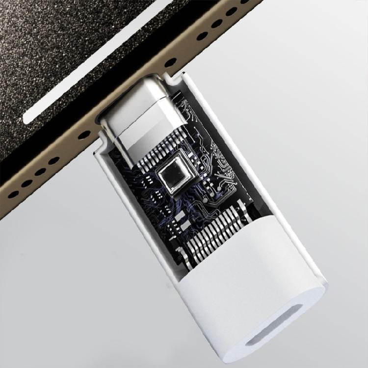 USB C To 8Pin Headphone Converters Type C Male To 8Pin Female Adapter for Phone Pad No Charging Function