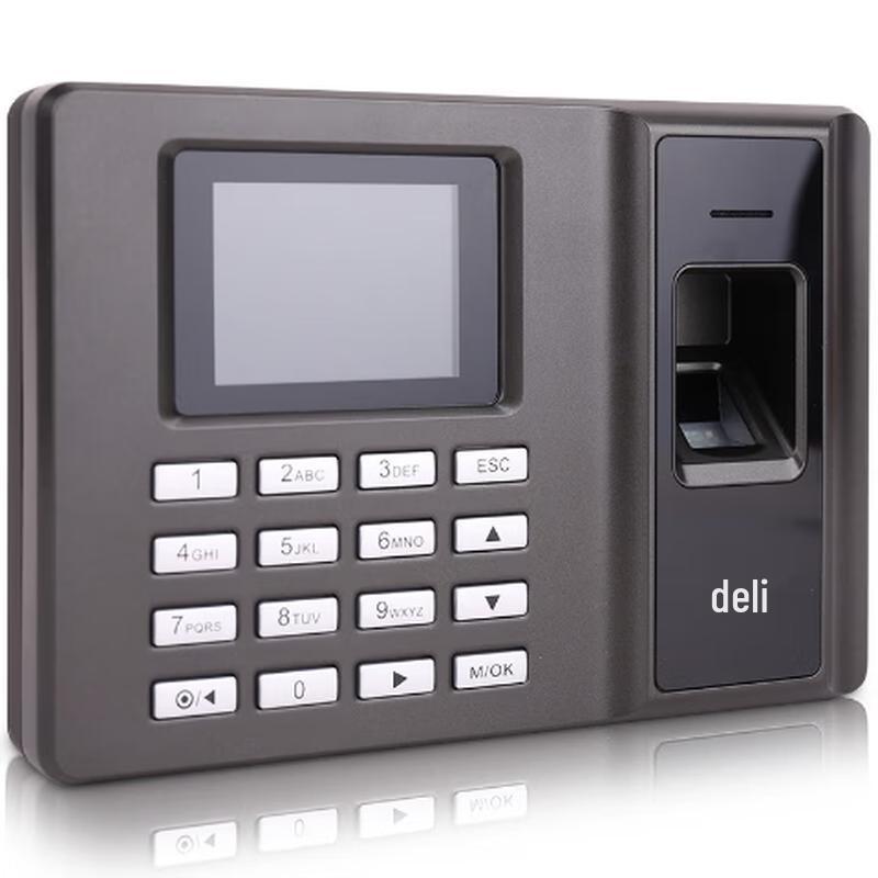 

Deli Fingerprint & Facial Recognition Attendance Machine CN plug (adapter included)